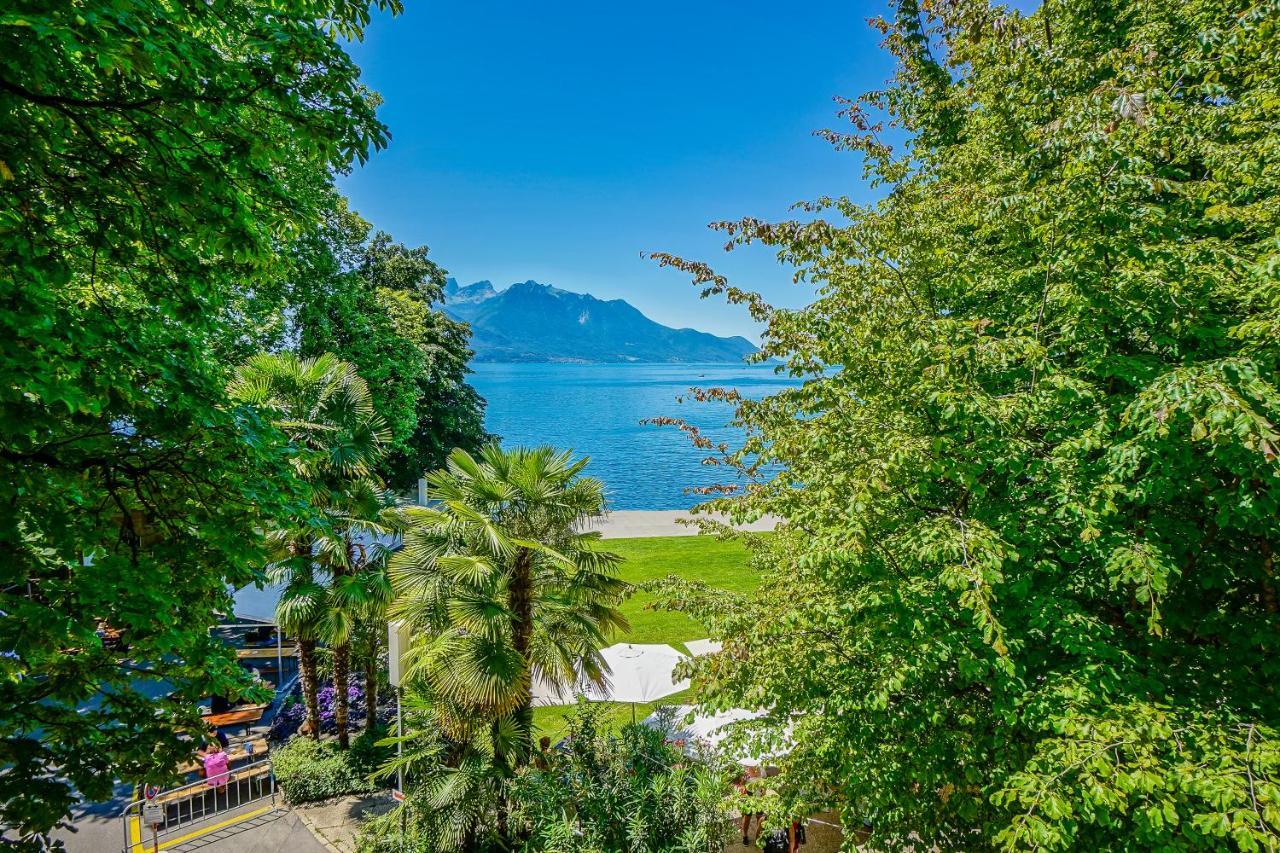Soft Glam 1-Bedroom Appt - Lake & Mountain View Montreux Exterior photo