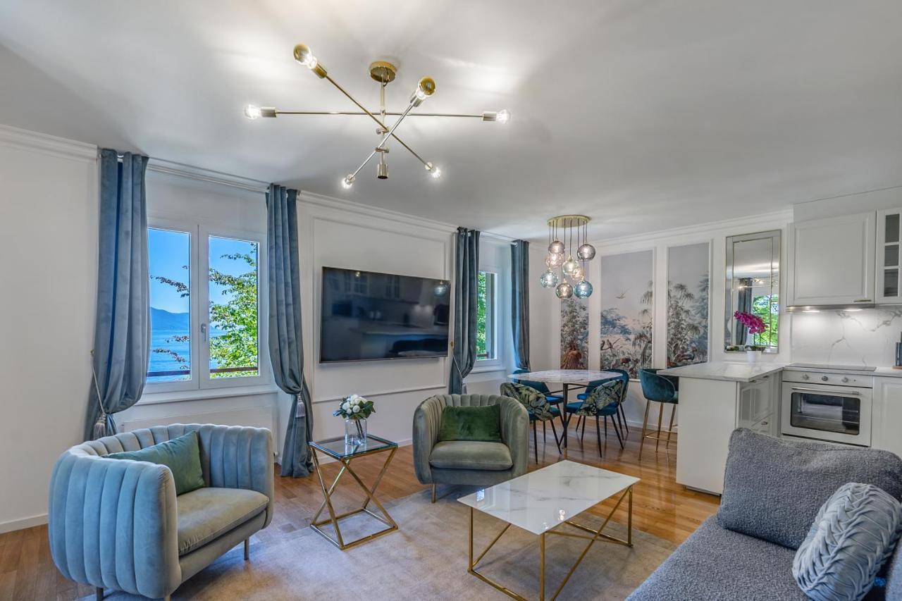 Soft Glam 1-Bedroom Appt - Lake & Mountain View Montreux Exterior photo