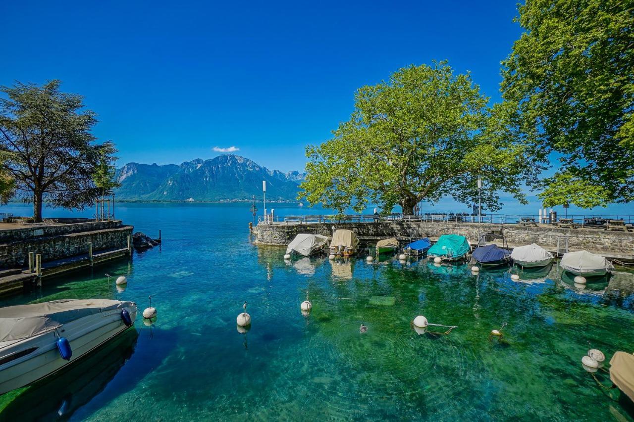 Soft Glam 1-Bedroom Appt - Lake & Mountain View Montreux Exterior photo